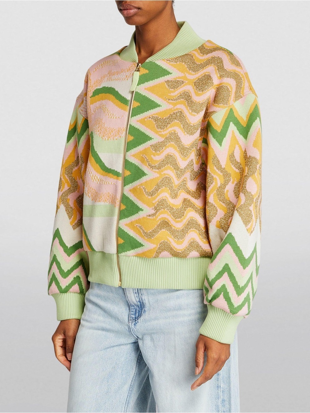 Hayley Menzies Under the Sun Jacquard Bomber Jacket